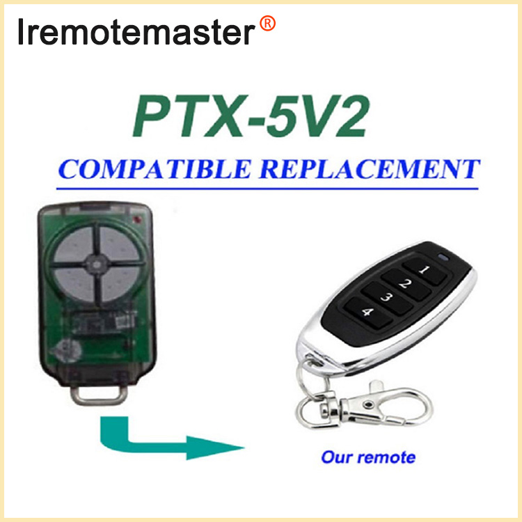 Fun PTX5V2 PTX-5 Garage Ilẹkun Iyipada jijin 433.92MHz